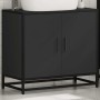Mueble baño para lavabo madera ingeniería negro 65 x 33 x 60 cm de , Muebles de baño - Ref: Foro24-849264, Precio: 71,11 €, D...