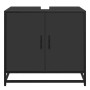 Mueble baño para lavabo madera ingeniería negro 65 x 33 x 60 cm de , Muebles de baño - Ref: Foro24-849264, Precio: 71,11 €, D...