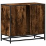 Mueble de baño para lavabo roble ahumado 65x33x60 cm de , Muebles de baño - Ref: Foro24-849266, Precio: 55,55 €, Descuento: %