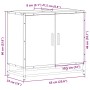 Mueble de baño para lavabo roble ahumado 65x33x60 cm de , Muebles de baño - Ref: Foro24-849266, Precio: 55,55 €, Descuento: %
