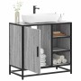Mueble lavabo baño madera contrachapada sonoma gris 65x33x60 cm de , Muebles de baño - Ref: Foro24-849287, Precio: 78,21 €, D...