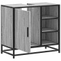 Mueble lavabo baño madera contrachapada sonoma gris 65x33x60 cm de , Muebles de baño - Ref: Foro24-849287, Precio: 78,21 €, D...