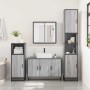 Armario lavabo baño madera ingeniería gris Sonoma 90x33x60 cm de , Muebles de baño - Ref: Foro24-849272, Precio: 86,89 €, Des...