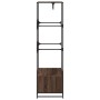 Armario de madera de ingeniería marrón roble 90x50x180 cm de , Organizadores de vestidores y perchas de barra - Ref: Foro24-8...