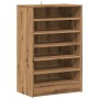 Mueble zapatero madera ingeniería roble artisan 60x35x92 cm de , Zapateros y organizadores de calzado - Ref: Foro24-856703, P...