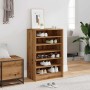 Mueble zapatero madera ingeniería roble artisan 60x35x92 cm de , Zapateros y organizadores de calzado - Ref: Foro24-856703, P...