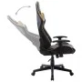 Silla de gaming de cuero sintético negro y dorado de vidaXL, Sillones para videojuegos - Ref: Foro24-20504, Precio: 165,32 €,...