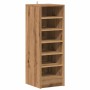 Mueble zapatero de aglomerado roble artisan 32x35x92 cm de , Zapateros y organizadores de calzado - Ref: Foro24-856715, Preci...