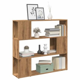 Estantería/divisor de espacios roble artisan 100x24x94 cm de , Librerías y estanterías - Ref: Foro24-856743, Precio: 62,24 €,...