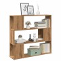 Estantería/divisor de espacios roble artisan 100x24x94 cm de , Librerías y estanterías - Ref: Foro24-856743, Precio: 62,24 €,...