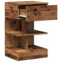 Mesita de noche madera contrachapada madera antigua 40x35x65 cm de , Mesitas de noche - Ref: Foro24-856748, Precio: 47,54 €, ...