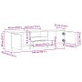 Mueble de TV madera de ingeniería roble artisan 150x33,5x45 cm de , Muebles TV - Ref: Foro24-856853, Precio: 97,63 €, Descuen...