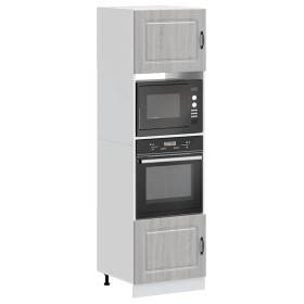 Armarios para horno 2 uds Lucca gris sonoma madera ingeniería de , Armarios de cocina - Ref: Foro24-3315037, Precio: 197,06 €...