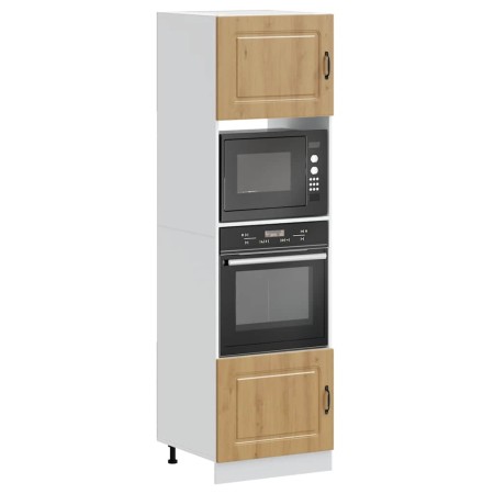Armarios para horno 2uds Lucca roble artisan madera ingeniería de , Armarios de cocina - Ref: Foro24-3315040, Precio: 195,23 ...