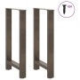 Patas para mesa de centro de acero natural 2 uds 40x(90-91) cm de , Patas para mesas - Ref: Foro24-4013327, Precio: 98,02 €, ...