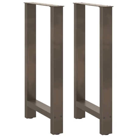 Patas para mesa de centro de acero natural 2 uds 50x(90-91) cm de , Patas para mesas - Ref: Foro24-4013331, Precio: 93,62 €, ...