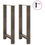 Patas para mesa de centro de acero natural 2 uds 50x(90-91) cm de , Patas para mesas - Ref: Foro24-4013331, Precio: 93,62 €, ...