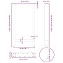 Patas para mesa de centro de acero natural 2 uds 50x(90-91) cm de , Patas para mesas - Ref: Foro24-4013331, Precio: 93,62 €, ...