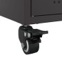 Aparador de acero negro 68x39x72 cm de , Aparadores - Ref: Foro24-846650, Precio: 101,40 €, Descuento: %