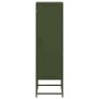 Aparador de acero verde oliva 36x39x123 cm de , Aparadores - Ref: Foro24-846528, Precio: 101,49 €, Descuento: %
