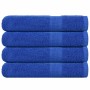 Toallas de sauna 4 uds 100% algodón azul 80x200 cm 360 gsm de , Toallas - Ref: Foro24-136720, Precio: 49,15 €, Descuento: %