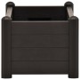 Arriate elevado de jardín PP gris antracita 100x43x35 cm de vidaXL, Maceteros y jardineras - Ref: Foro24-313977, Precio: 93,9...