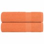 Toallas de mano 2 uds naranja 50x100 cm 360 gsm 100% algodón de , Toallas - Ref: Foro24-136902, Precio: 15,75 €, Descuento: %