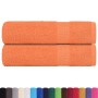 Toallas de mano 2 uds naranja 50x100 cm 360 gsm 100% algodón de , Toallas - Ref: Foro24-136902, Precio: 15,75 €, Descuento: %