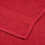 Toallas de sauna 10 uds 100% algodón rojo 80x200 cm 360 gsm de , Toallas - Ref: Foro24-136937, Precio: 107,39 €, Descuento: %