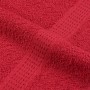 Toallas 10 uds rojo 100x200 cm 360 gsm 100% algodón de , Toallas - Ref: Foro24-136940, Precio: 132,51 €, Descuento: %