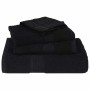 Toallas de sauna 10 uds 100% algodón negro 80x200 cm 360 gsm de , Toallas - Ref: Foro24-136961, Precio: 118,33 €, Descuento: %