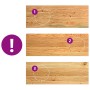 Peldaños de escalera 2 uds madera maciza roble marrón claro de , Alfombrillas para escalones - Ref: Foro24-3283790, Precio: 8...