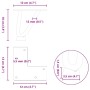 Patas de mesa tipo horquilla 4 uds acero macizo antracita 10 cm de , Patas para mesas - Ref: Foro24-4012410, Precio: 28,33 €,...