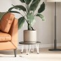 Patas de mesa tipo horquilla 4 uds acero macizo blanco 20 cm de , Patas para mesas - Ref: Foro24-4012433, Precio: 37,75 €, De...