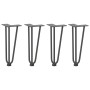 Patas de mesa tipo horquilla 4 uds acero macizo antracita 30 cm de , Patas para mesas - Ref: Foro24-4012438, Precio: 44,66 €,...