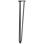 Patas de mesa tipo horquilla 4 uds acero macizo negro 72 cm de , Patas para mesas - Ref: Foro24-4012444, Precio: 55,64 €, Des...