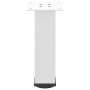 Patas para mesa de centro 4 uds acero blanco 42-44 cm de , Patas para mesas - Ref: Foro24-4012465, Precio: 68,35 €, Descuento: %