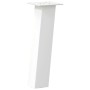 Patas para mesa de centro 4 uds acero blanco 42 cm de , Patas para mesas - Ref: Foro24-4012501, Precio: 69,41 €, Descuento: %
