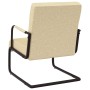 Silla voladiza cuero sintético crema en Sillones | Comprar online en Foru.es