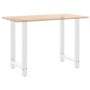 Patas de mesa de centro acero blanco 2 uds 60x(90-91) cm de , Patas para mesas - Ref: Foro24-4013333, Precio: 95,61 €, Descue...