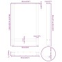 Patas de mesa de centro acero blanco 2 uds 60x(90-91) cm de , Patas para mesas - Ref: Foro24-4013333, Precio: 95,61 €, Descue...
