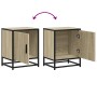 Mesitas noche 2uds madera ingeniería roble sonoma 40x31x50cm de , Mesitas de noche - Ref: Foro24-848712, Precio: 64,49 €, Des...