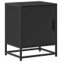 Mesitas de noche 2uds madera ingeniería negro 40x31x50 cm metal de , Mesitas de noche - Ref: Foro24-848710, Precio: 67,24 €, ...