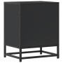 Mesitas de noche 2uds madera ingeniería negro 40x31x50 cm metal de , Mesitas de noche - Ref: Foro24-848710, Precio: 67,24 €, ...