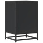 Mesita de noche madera ingeniería negro 40x34,5x60 cm metal de , Mesitas de noche - Ref: Foro24-848719, Precio: 63,15 €, Desc...
