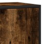 Aparador madera ingeniería y metal roble ahumado 68x35x76 cm de , Aparadores - Ref: Foro24-848966, Precio: 74,86 €, Descuento: %