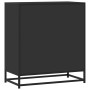 Aparador de madera de ingeniería y metal negro 68x35x76 cm de , Aparadores - Ref: Foro24-848964, Precio: 84,57 €, Descuento: %
