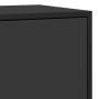 Aparador de madera de ingeniería y metal negro 68x35x76 cm de , Aparadores - Ref: Foro24-848964, Precio: 84,57 €, Descuento: %