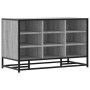 Banco zapatero madera de ingeniería gris sonoma 84x40x53,5 cm de , Bancos para recibidores y almacenamiento - Ref: Foro24-849...