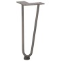 Patas mesa tipo horquilla 4 uds acero macizo acero natural 30cm de , Patas para mesas - Ref: Foro24-4012419, Precio: 39,19 €,...